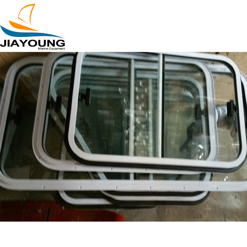 Marine Light Aluminlum Doublle Leaf Sliding Door